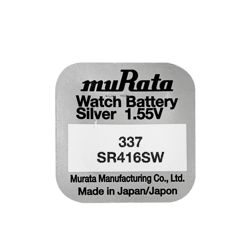 [시계건전지] 무라타 MURATA SR416SW 337 1.55V 7.5mAh / 인투피온