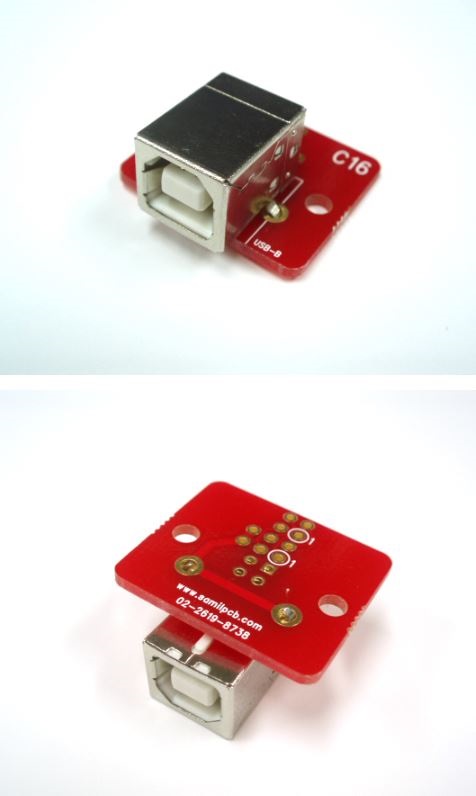 변환기판 콘넥터용 [C16] CON-USB-B type / 인투피온