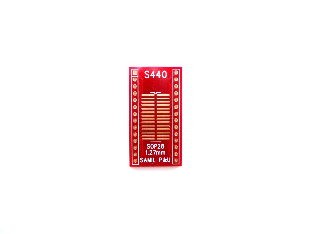 변환기판 [S440] SOP-1.27-28pin (600mil) / 인투피온