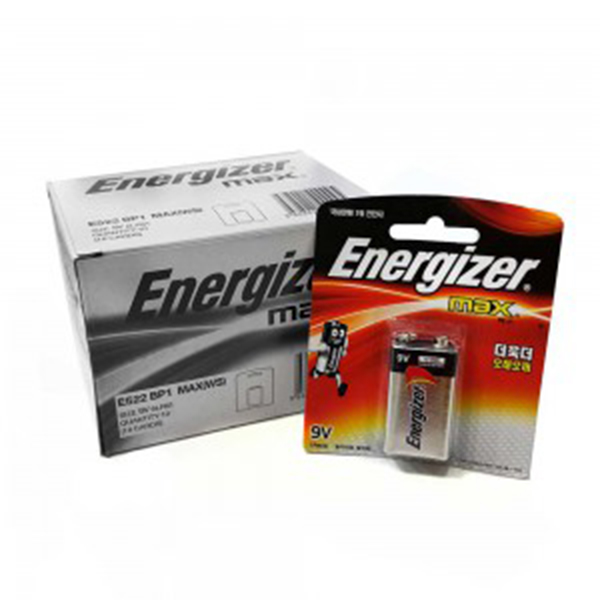 [건전지] 에너자이저 ENERGIZER 맥스 MAX E522BP1 알카라인 포장 10개입 9V / 인투피온