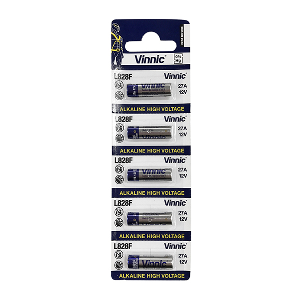 [건전지] 비닉 VINNIC L828 27A 알카라인 포장 5개입 12V / 인투피온
