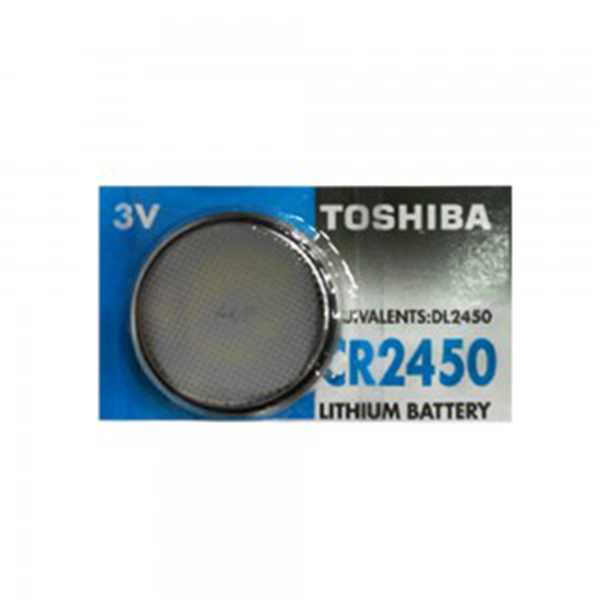 [수은건전지] 도시바 TOSHIBA CR2450 포장 1개입 3V 600mAh / 인투피온