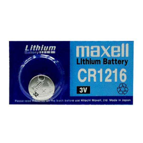 [수은건전지] 맥셀 MAXELL CR1216 포장 1개입 3V 25mAh / 인투피온