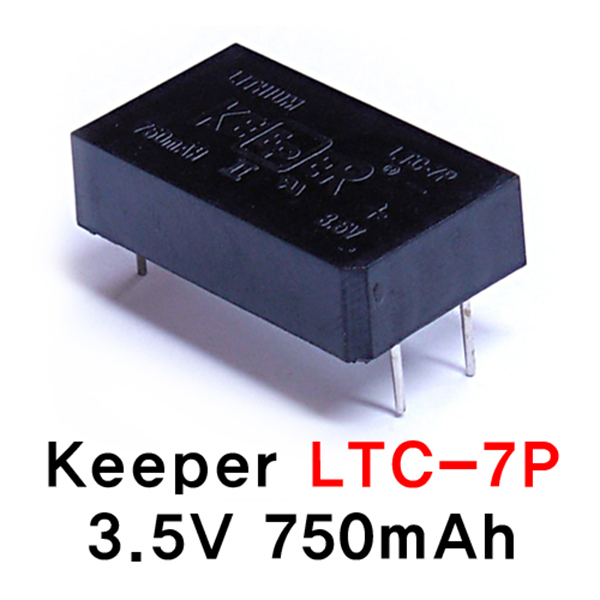 [리튬전지] 키퍼 LTC-7P 3.5V 750mAh / 인투피온