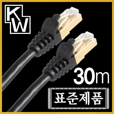 [표준제품]KW KW730 CAT.7 SSTP 다이렉트 케이블 30m / 인투피온