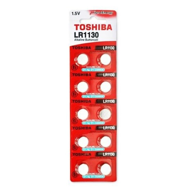 [수은건전지] 도시바 TOSHIBA LR1130 포장 10개입 1.5V 50mAh / 인투피온
