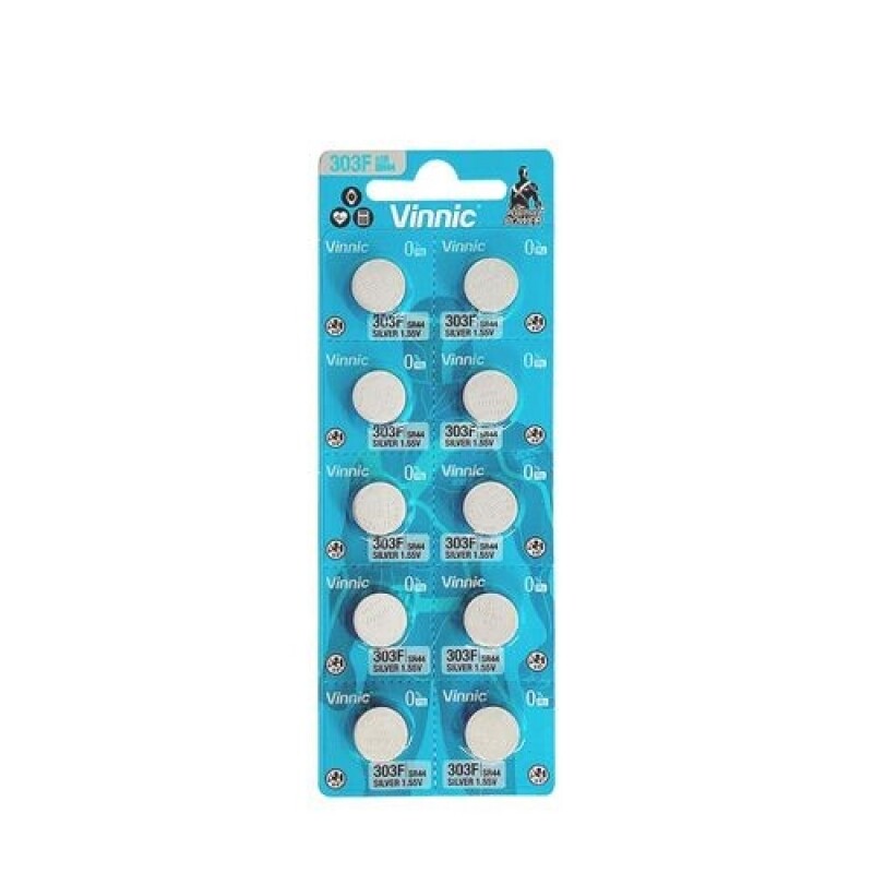 [수은건전지] 비닉 VINNIC 303F 포장 10개입 1.55V 158mAh(SR44호환) / 인투피온