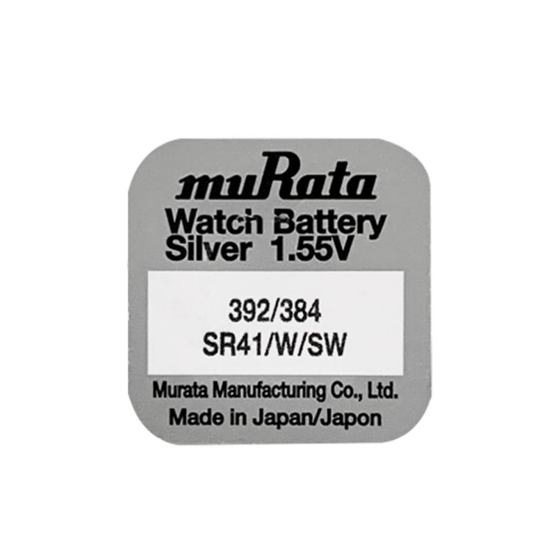 [시계건전지] 무라타 MURATA SR41SW 392/384 1.55V 38mAh / 인투피온