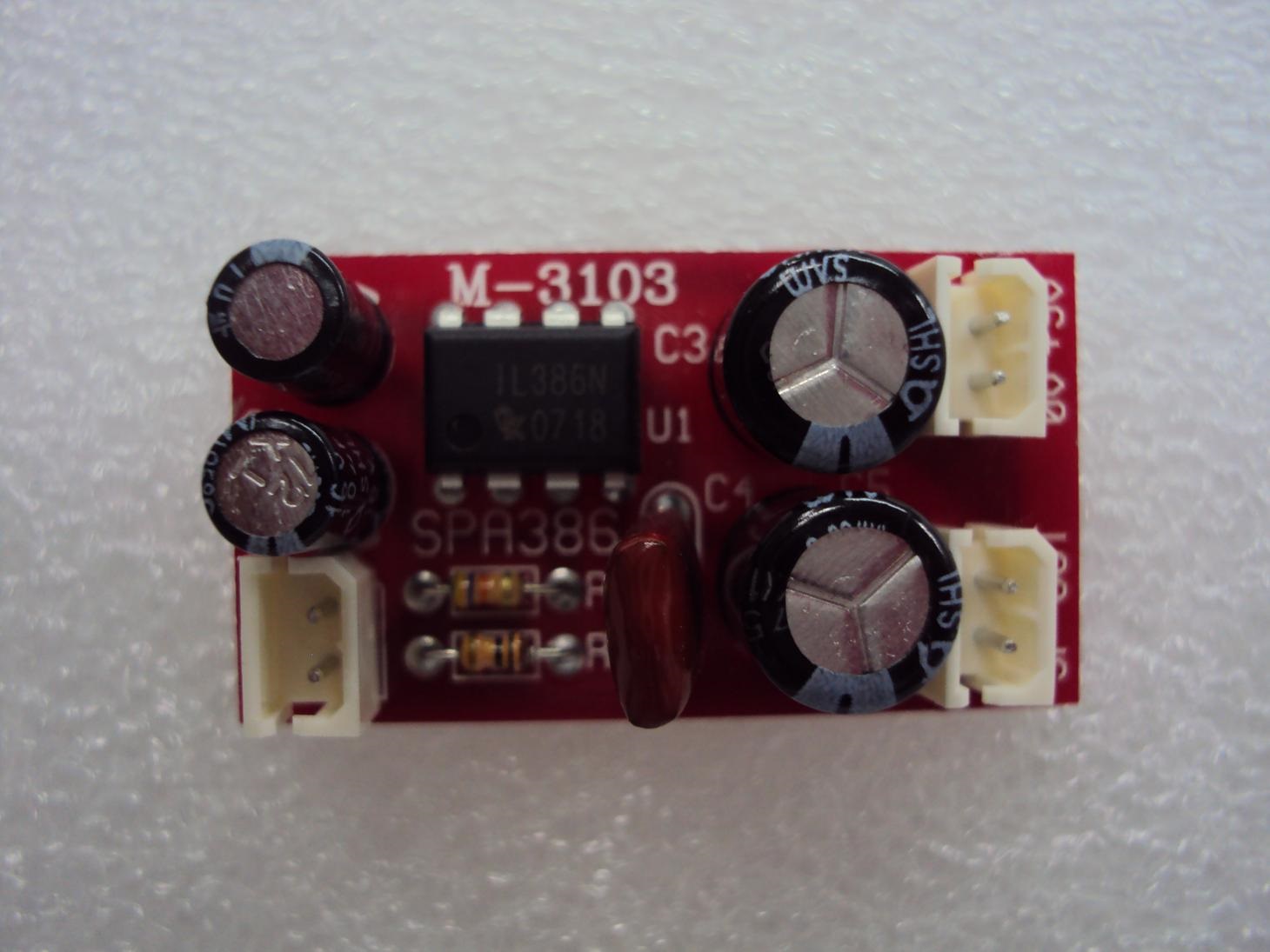 모듈 M-3103 / SPA386(0.1W~1W Audio Power AMP)  / 인투피온