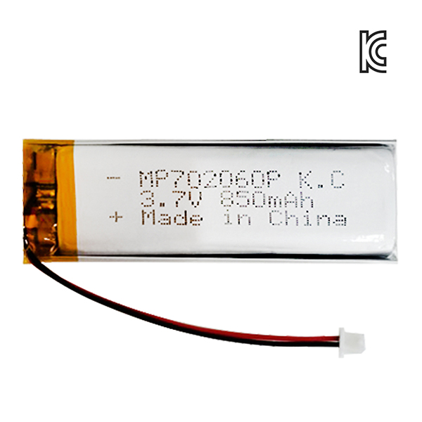 [리튬폴리머] MP 702060 3.7V 850mAh / 인투피온