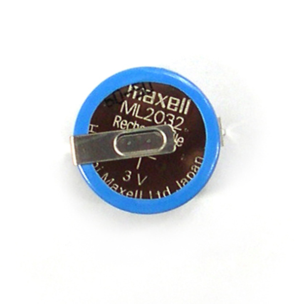 [코인충전용] 맥셀 ML2032-T6 3V 65mAh 충전용 벌크 1개입 / 인투피온