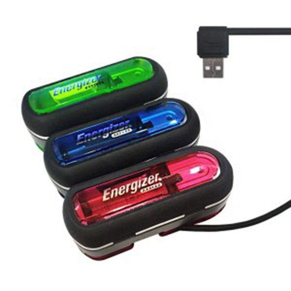 [건전지 충전기] 에너자이저 Energizer 니켈수소 Ni-MH USB 충전기 CHUSB AA/AAA겸용 / 인투피온
