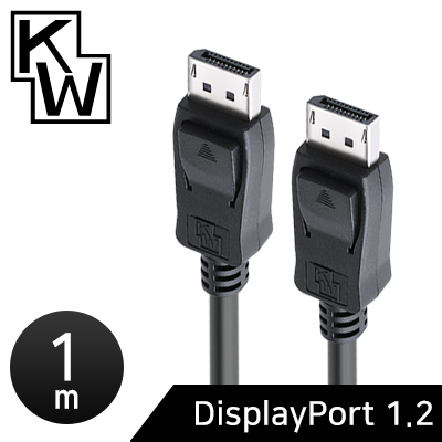 [표준제품] KW10P DisplayPort 1.2 케이블 1m / 인투피온